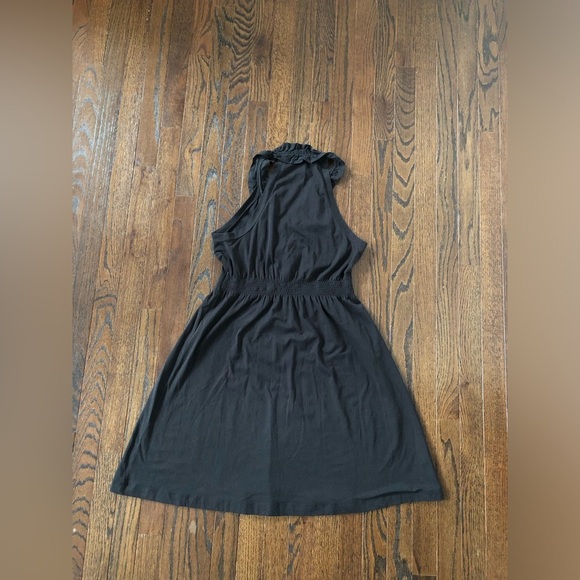 Theory Women’s S Razorback Ruffled V-Neck A-Line Cotton Dress - EUC! - Picture 9 of 9